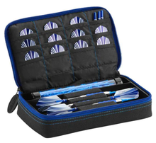 Load image into Gallery viewer, Casemaster Plazma Dart Case Black with Sapphire Zipper