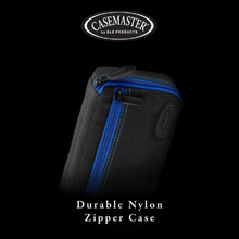 Load image into Gallery viewer, Casemaster Plazma Dart Case Black with Sapphire Zipper