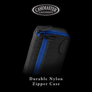 Casemaster Plazma Dart Case Black with Sapphire Zipper