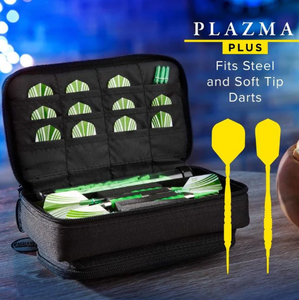 Casemaster Plazma Plus Dart Case with Black Zipper and Phone Pocket