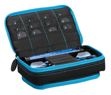 Load image into Gallery viewer, Casemaster Plazma Plus Dart Case Black with Blue Trim and Phone Pocket