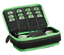 Load image into Gallery viewer, Casemaster Plazma Plus Dart Case Black with Green Trim and Phone Pocket