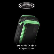 Load image into Gallery viewer, Casemaster Plazma Plus Dart Case Black with Green Trim and Phone Pocket