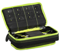 Load image into Gallery viewer, Casemaster Plazma Plus Dart Case Black with Yellow Trim and Phone Pocket