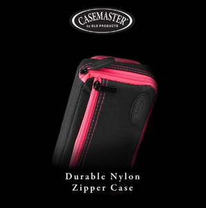 Casemaster Plazma Plus Dart Case Black with Pink Trim and Phone Pocket