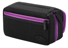 Load image into Gallery viewer, Casemaster Plazma Pro Dart Case Black with Amethyst Zipper and Phone Pocket