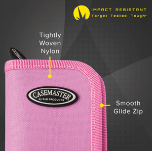 Casemaster Deluxe Pink Nylon Dart Case