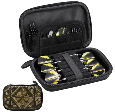 Casemaster Sentinel Dart Case Gold Maze Art Series