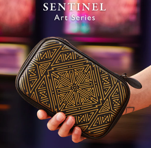 Load image into Gallery viewer, Casemaster Sentinel Dart Case Gold Maze Art Series