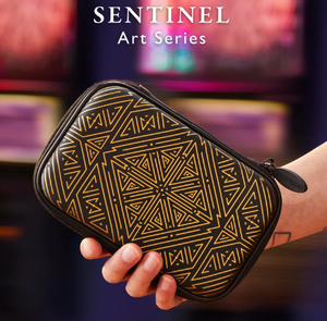 Casemaster Sentinel Dart Case Gold Maze Art Series