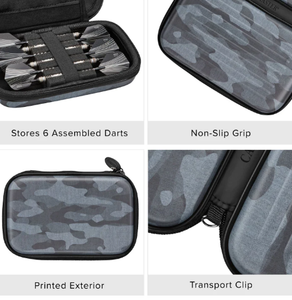 Casemaster Sentinel Dart Case Black Camo Art Series