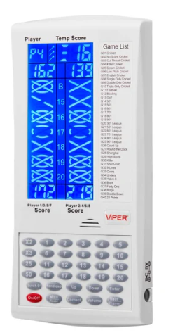 Viper ProScore Electronic Dart Scorer White