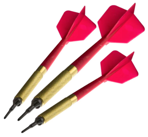 Viper Commercial Brass Bar Darts - Bag of 45 - Red