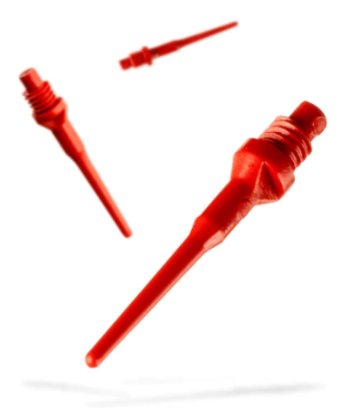 Viper Tufflex Tips II 2BA Red 500Ct Soft Dart Tips