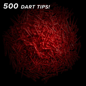 Viper Tufflex Tips II 2BA Red 500Ct Soft Dart Tips