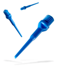 Load image into Gallery viewer, Viper Tufflex Tips II 2BA Blue 500Ct Soft Dart Tips