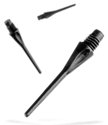Viper Diamond Tips 2BA Black 1000Ct Soft Dart Tips
