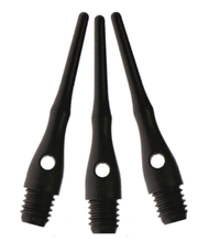 Load image into Gallery viewer, Viper Tufflex Tips III 2BA Black 1000Ct Soft Dart Tips