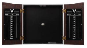 Viper Vault Dartboard Cabinet with Shot King Sisal Dartboard