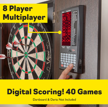 Load image into Gallery viewer, Viper Vault Deluxe Dartboard Cabinet with Pro Score