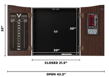 Load image into Gallery viewer, Viper Vault Deluxe Dartboard Cabinet with Pro Score