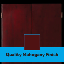 Load image into Gallery viewer, Viper Metropolitan Mahogany Steel Tip Dartboard Cabinet