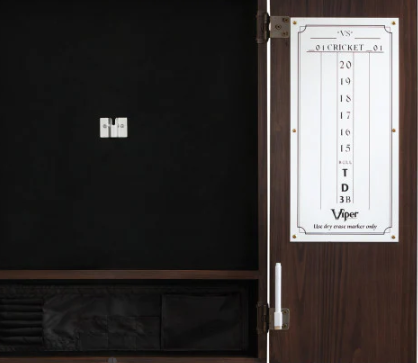 Viper Metropolitan Espresso Steel Tip Dartboard Cabinet