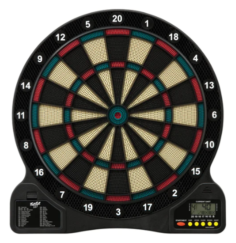 Fat Cat 727 Electronic Dartboard, 13.5