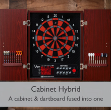 Load image into Gallery viewer, Viper Neptune Electronic Dartboard and Cabinet Hybrid, 15.5&quot; Regulation Target
