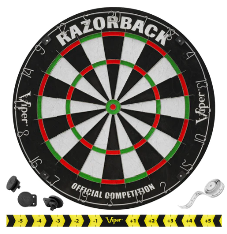 Viper Razorback Sisal Dartboard WDF Accredited
