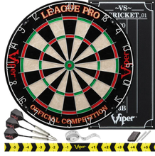 Load image into Gallery viewer, Viper League Pro Sisal Dartboard Starter Kit