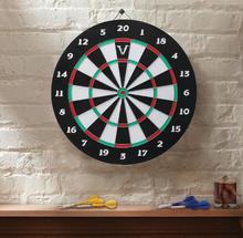 Load image into Gallery viewer, Viper Double Play Coiled Paper Fiber Dartboard with Darts