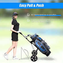 Load image into Gallery viewer, Folding 2 Wheels Push Pull Golf Cart Trolley with Scoreboard