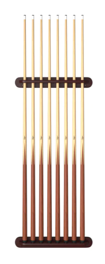 Viper Traditional Mahogany 8 Cue Wall Cue Rack