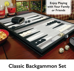 Mainstreet Classics Classic 15" Backgammon Set