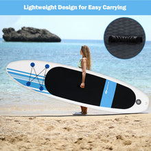 Load image into Gallery viewer, 10 Feet Inflatable Stand Up Paddle Board with Carry Bag