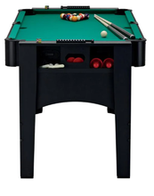 Load image into Gallery viewer, Fat Cat Original 3-in-1 7&#39; Pockey Multi-Game Table Green 64-1046