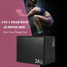 Load image into Gallery viewer, 3-in-1 Foam Jumping Box for Jump Training