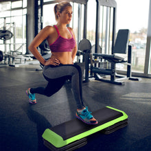 Load image into Gallery viewer, 43 Inches Height Adjustable Fitness Aerobic Step with Risers