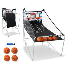 Load image into Gallery viewer, Foldable Dual Shot Basketball Arcade Game with Electronic Scoring System