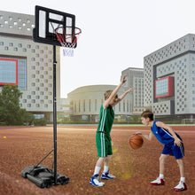 Load image into Gallery viewer, Height Adjustable Portable Shatterproof Backboard Basketball Hoop with 2 Nets