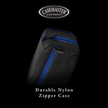 Load image into Gallery viewer, Casemaster Plazma Pro Dart Case Black with Sapphire Zipper and Phone Pocket - Top Table Sports 