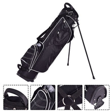 Load image into Gallery viewer, Golf Stand Cart Bag with 4 Way Divider Carry Organizer Pockets
