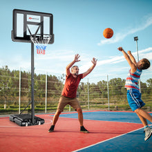 Load image into Gallery viewer, Adjustable Portable Basketball Hoop Stand with Shatterproof Backboard Wheels
