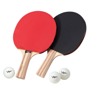 Viper Two Star Tennis Table Two Racket and Three Ball Set - Top Table Sports 